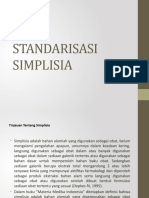 Parameter Standar Simplisia & Ekstrak
