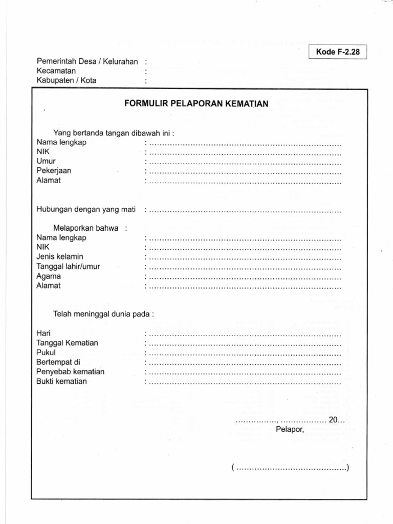 AKTA KEMATIAN | PDF