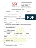 Document Request Form