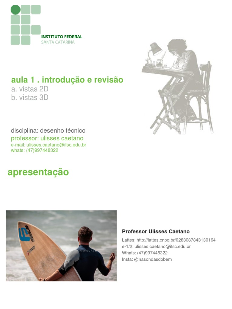 Aula 1 - Apresentação Da Disciplina e Revisão de Desenho Técnico 1 ...