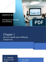 BSBPEF401: Manage Personal Health and Wellbeing