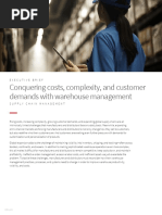 Conquering Costs Complexity and Customer Demands With Warehouse Management Executive Brief English