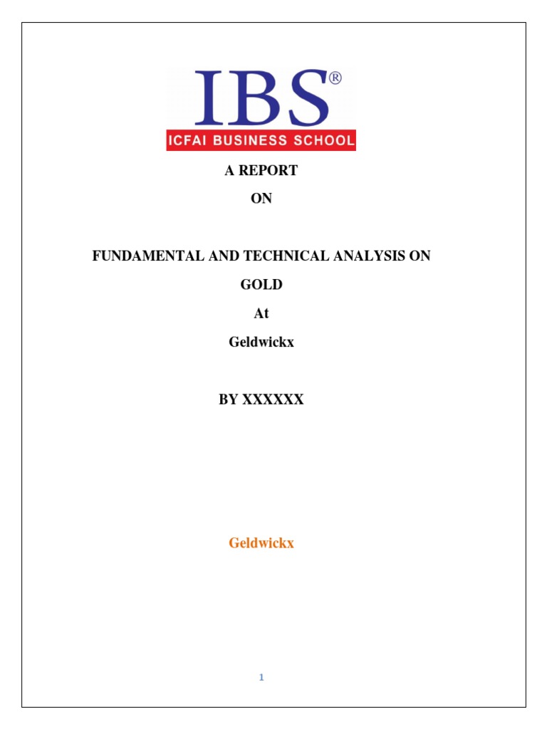 Gold Analysis: Fundamental & Technical Insights | PDF | Technical ...