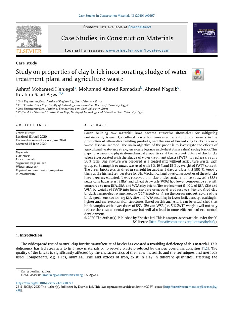 Case Study In Construction Materials – NSWI