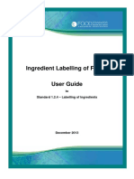 Guide To Standard 1.2.4 - Ingredient Labelling of Foods