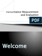 Performance Measurement and Evaluation