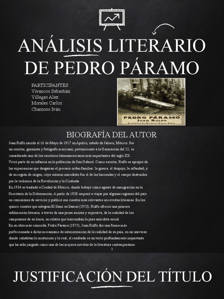Análisis literario de Pedro Páramo | PDF