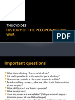 History of The Peloponnesian War