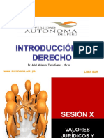 Diapositiva Sesión X Introducción Al Derecho