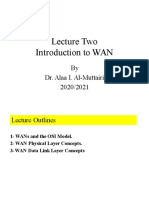 Lecture Two Introduction To WAN: by Dr. Alaa I. Al-Muttairi 2020/2021