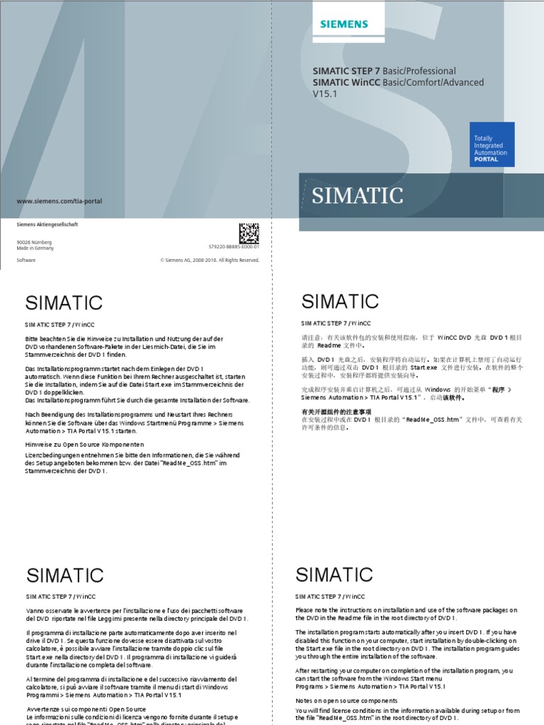 Simatic Step 7 Wincc Bca V15 1 Booklet B8885 Pdf