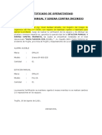 CERTIFICADO - DE - OPERATIVIDAD - Estacion Manual