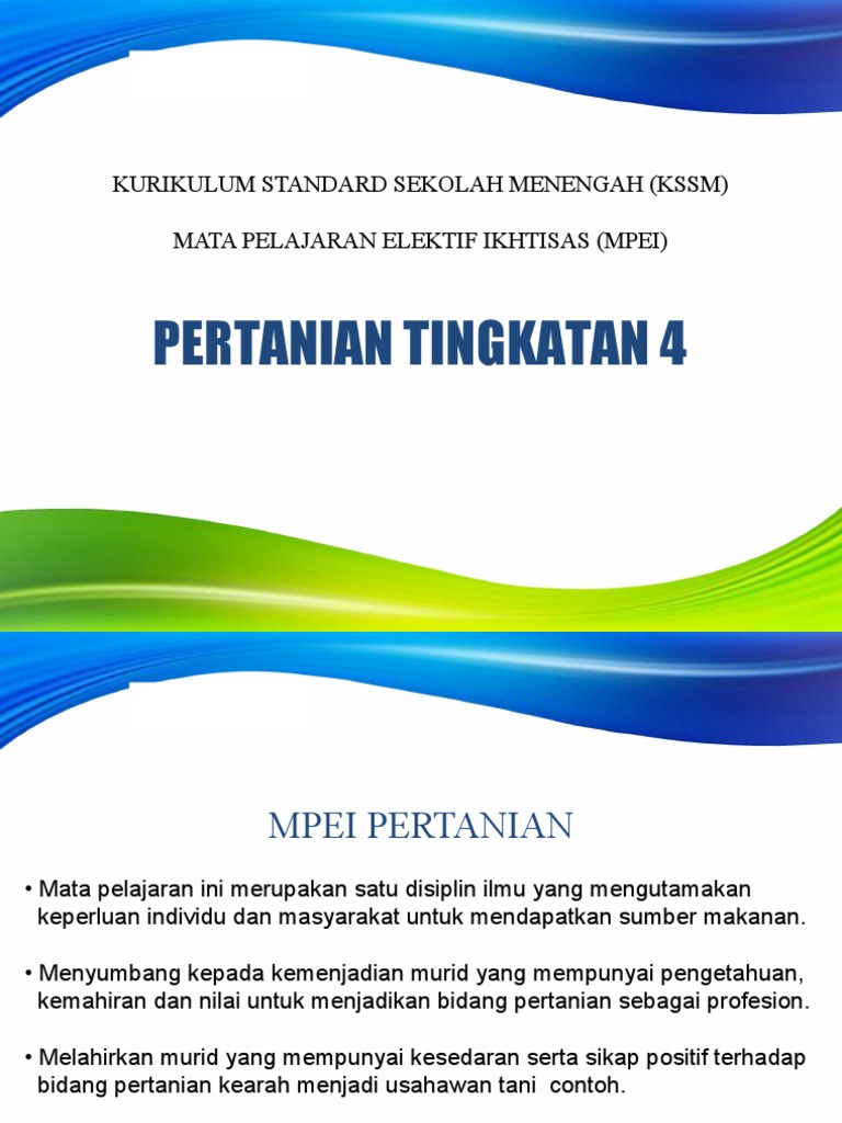 Overview Mpei Pertanian | PDF