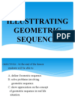 GEOMETRIC SEQUENCE LESSON