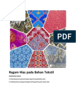 Ragam Hias Pada Bahan Tekstil