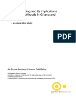 Land grabbing impacts on rural livelihoods in Ghana and Ethiopia /TITLE
