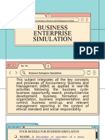 Business Enterprise Simulation: Accountancy, Business and Management Strand