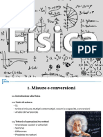 1 FISICA - Misure, Conversioni, Vettori e Moti