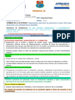 3º y 4º EE - FF. TAREA SEMANA 29