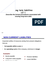 Long Term Liabilities LO1: Describe The Formal Procedures Associated With Issuing Long-Term Debt