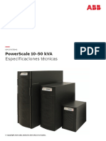 Ficha Técnica PowerScale 10-50 KVA