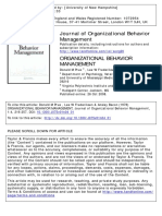 Organizational Behavior Management: An Annotated Bibliography