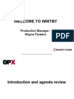 Welcome To Whitby: Production Manager: Wayne Flowers