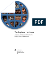 The Logframe Handbook. a Logical Framework Approach to Project Cycle Management