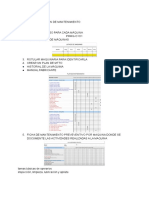 PASOS PARA PLAN DE MANTENIMIENTO