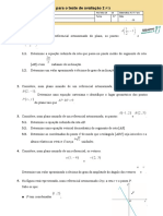 Ficha de preparação para teste de Matemática