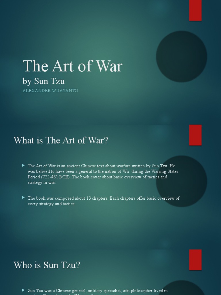 The Art Of War Pdf The Art Of War Sun Tzu
