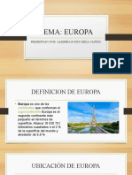 Diapositiva de Europa