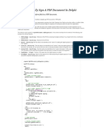Digitally Sign PDF Delphi Add Signature Field