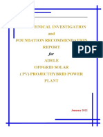 Geotechnical - Investigation - For Adele - PV - Hybrid - Power - Plant