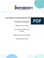 Filosofía Educación UCR