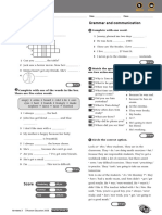 Diagnostic Test: Vocabulary Grammar and Communication