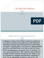 HRD in Service Sector: Unit 2