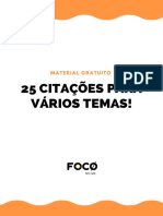 CITAÇÕES- FOCO NO MIL 