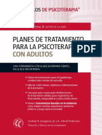 Jongsma. Planes de Tratamiento para La Psicoterapia Con Adultos