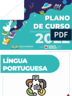Plano de Curso 2022 Anos Finais Lingua Portuguesa