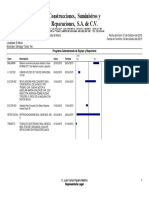 Programa Calendarizado de Equipo y Maquinaria