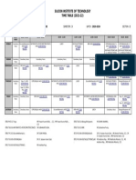 Timetable (B.TECH CSE 3 (C) )