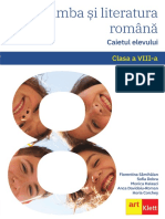 Limba Romana - Clasa 8 - Caietul Elevului - Florentina Samihaian, Sofia Dobra