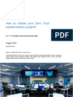 Initiating A Zero Trust Transformation Project