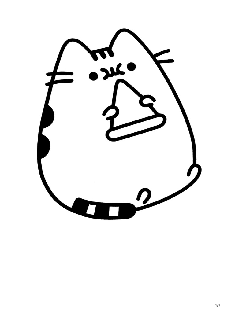 Drukowanka - PL Pusheen Pizza | PDF