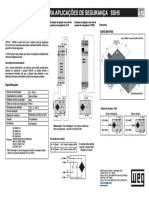 WEG Sensor Hall para Aplicacoes de Seguranca Ssh5 30r1p4a Ssh5 40r1p4a 10003679279 Manual Portugues BR DC