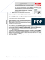 Anexo B-Especificaciones de Acceso para Contratistas Eventuales