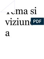 Tema Si Viziunea Despre Lume