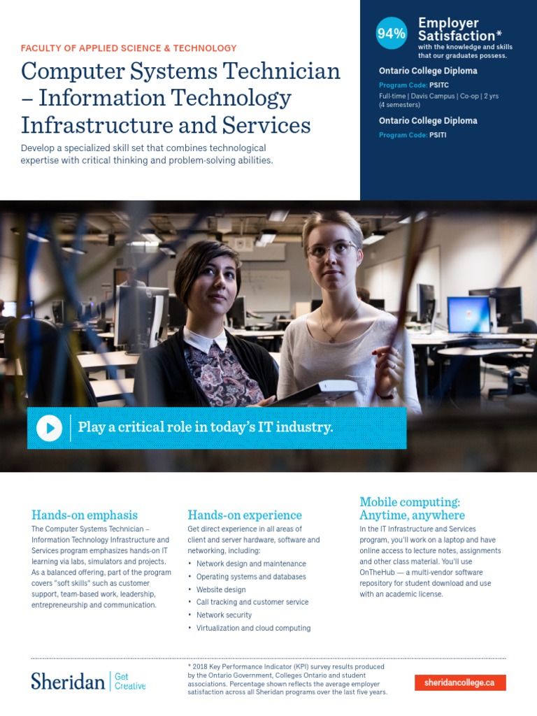 Computer Systems Technician Diploma | PDF | University And College ...
