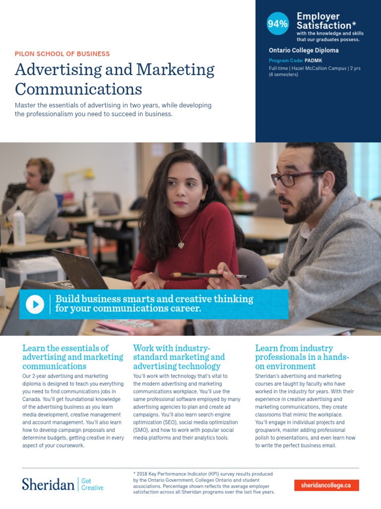 Advertising & Marketing Diploma | PDF | University And College ...